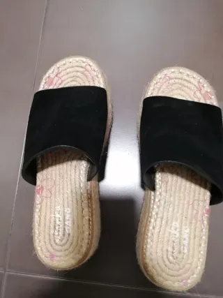 Sandalias de plataforma yute