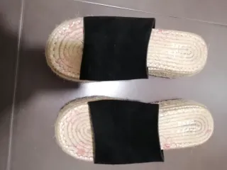 Sandalias de plataforma yute