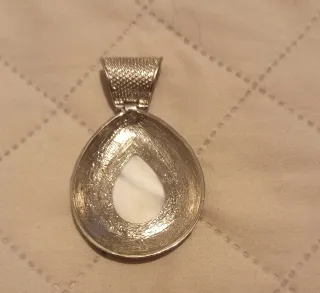 Colgante vintage multicolor con abalorio