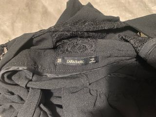 Mono Zara negro con lazos