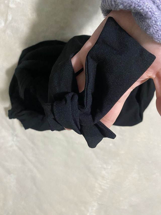 Mono Zara negro con lazos