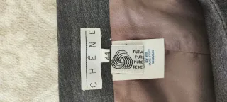 Gonna pura lana grigia