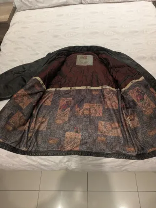 Chaqueta de cuero para hombre