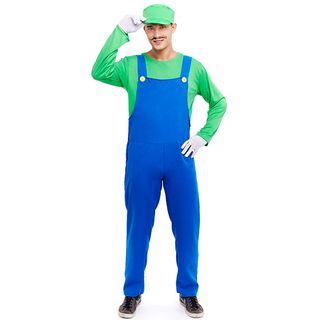 Disfraz Fontanero Verde Hombre - Talla XL