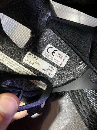 Casco Bell niño azul