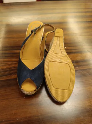 Sandalias cuña mujer talla 39