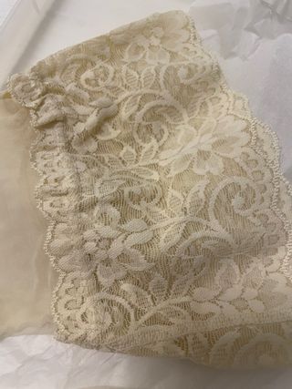 Medias de novia encaje beige