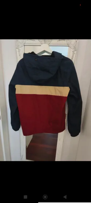 Chaqueta Element Hombre Azul y Rojo