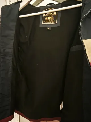 Chaqueta Element Hombre Azul y Rojo