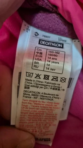 Mono de esquí Wedze para 14 años