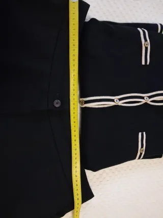 Conjunto Chaqueta y Pantalón Negro T L/44