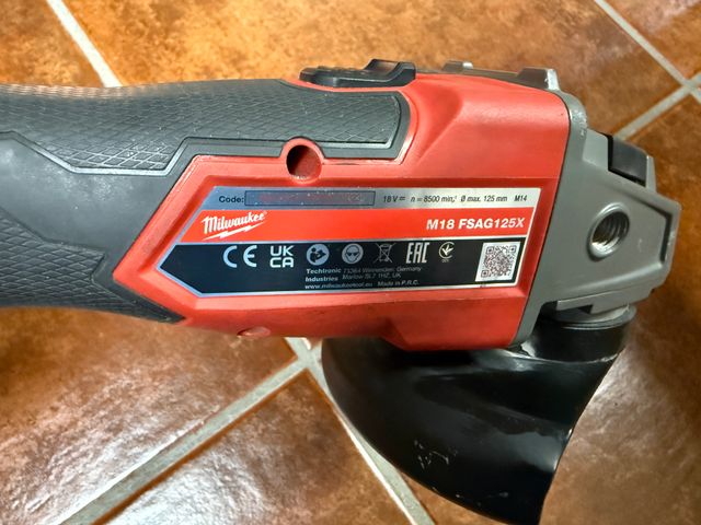 Amoladora Milwaukee M18 FSAG125X 125mm