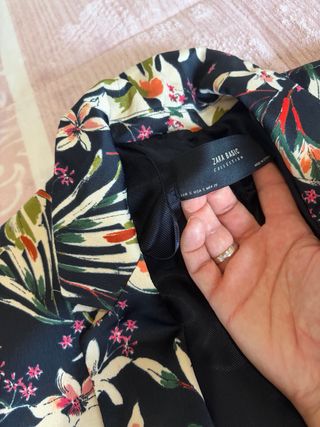 Blazer estampado Zara