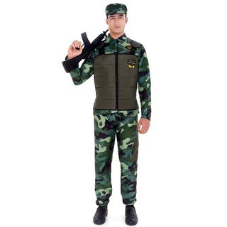 Disfraz Militar Hombre - Talla XL