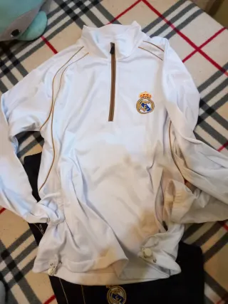 Chándal Real Madrid Blanco y Negro