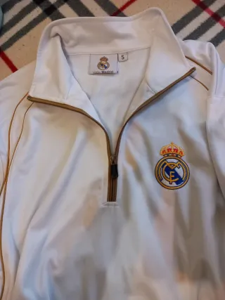 Chándal Real Madrid Blanco y Negro