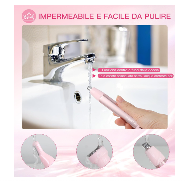 Rasoio donna ricaricabile HEBECCA