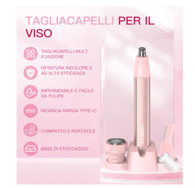 Rasoio donna ricaricabile HEBECCA