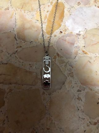 Colgante de la buena suerte de plata