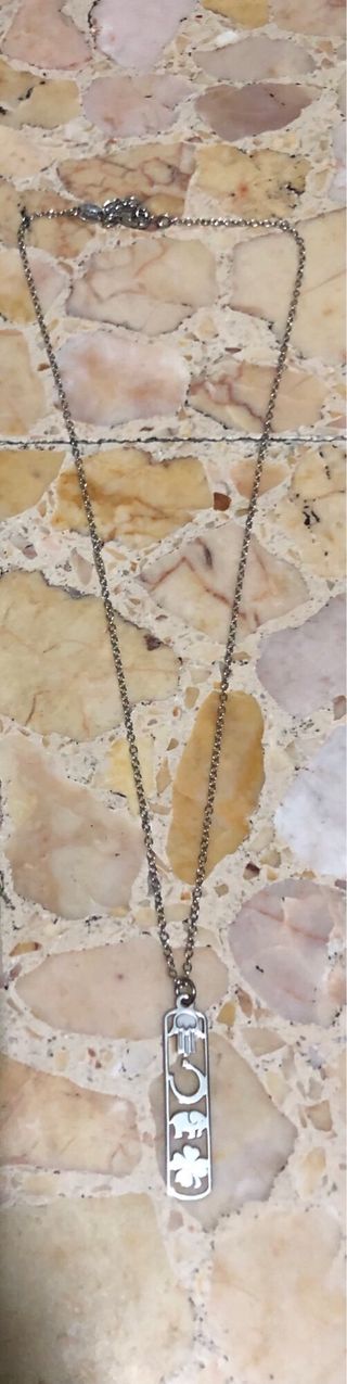 Colgante de la buena suerte de plata