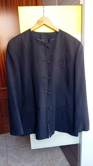 Chaqueta Negra Elegante fina vintage