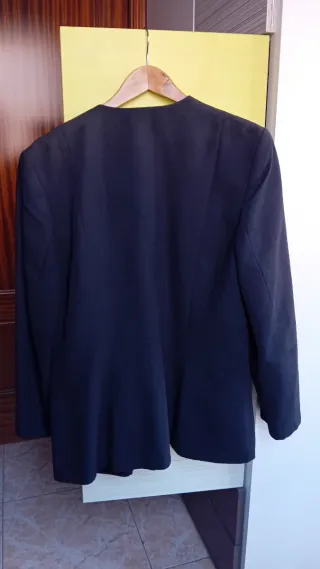 Chaqueta Negra Elegante fina vintage
