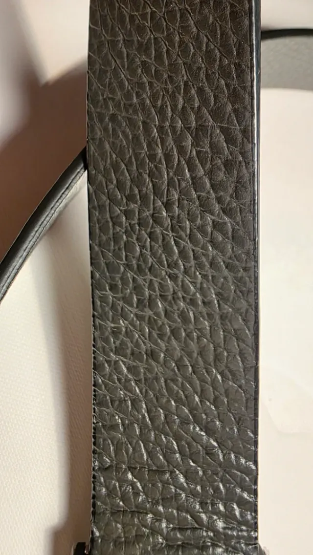 Cinturón Montblanc MLock 4810 Cuero Gris Oscuro