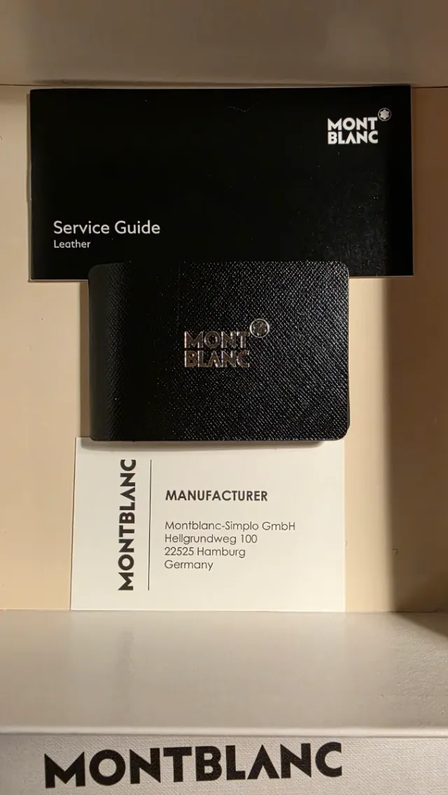 Cinturón Montblanc MLock 4810 Cuero Gris Oscuro