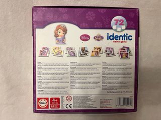 Juego de memoria Disney Sofia Identic