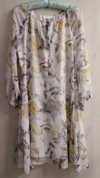 Vestido gasa estampado floral MDM Woman