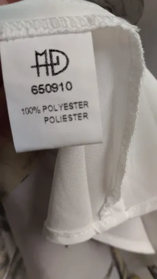 Vestido gasa estampado floral MDM Woman