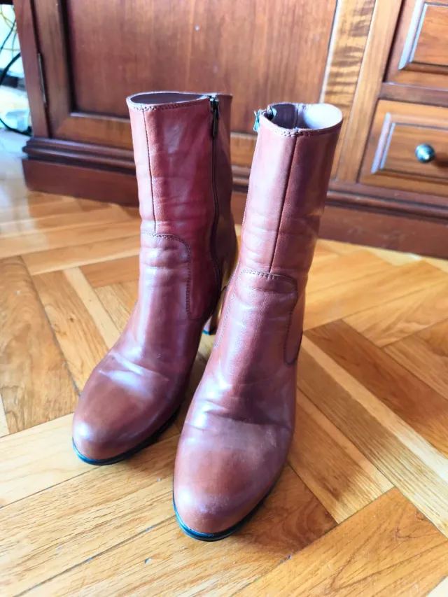 Botines de piel Barrats marrones