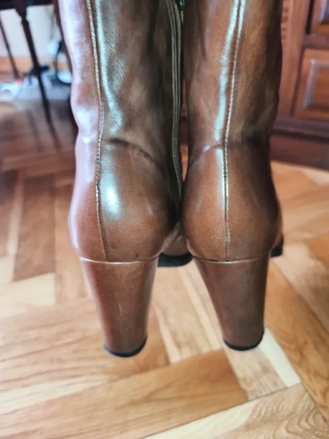 Botines de piel Barrats marrones