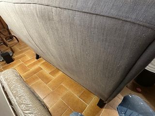 Divano vintage Strandmon 3 posti grigio Ikea