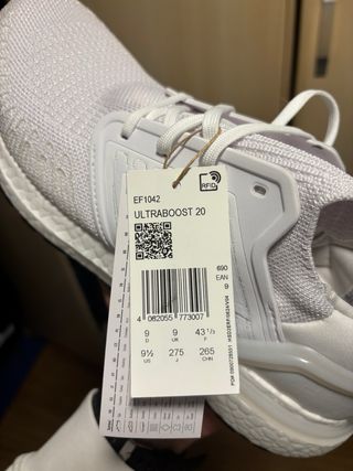 Zapatillas Adidas Ultraboost 20 Talla 43 1/3