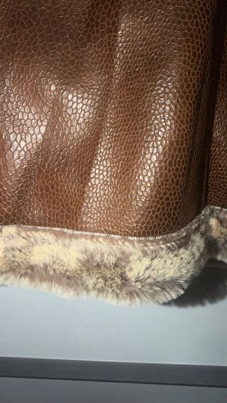 Chaqueta aviador marrón con borreguillo