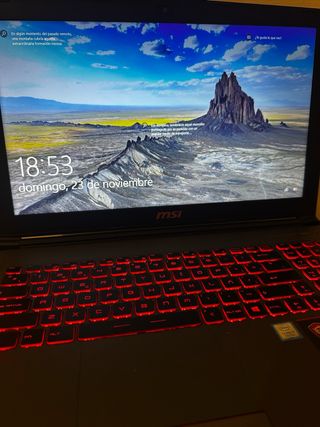 Portátil Gaming MSI Core i7