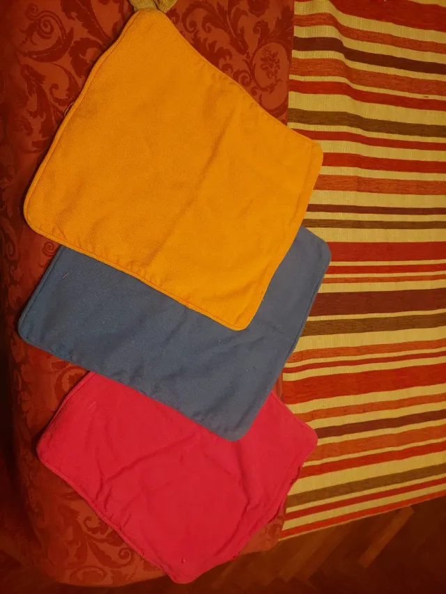 Trío Fundas Cojín Tela