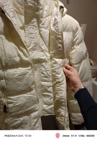 Chaqueta Moncler Talla L Blanca