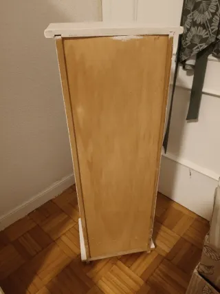 Estantería blanca 4 baldas madera