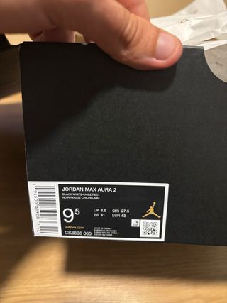 Zapatillas Jordan Max Aura 2 Talla 43