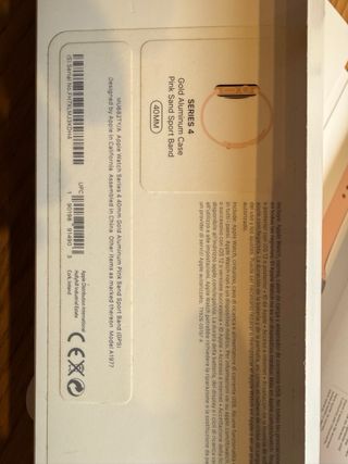 Apple Watch S4 40mm Oro Aluminio Rosa