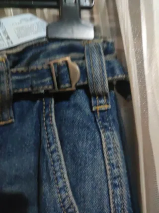 Pantalones cargo vaqueros chica