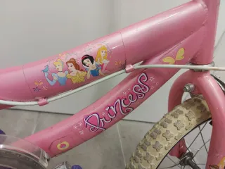 Bicicleta Disney Princess para niña 4-7 años, 16".