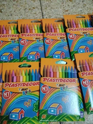 Ceras Plastidecor BIC 12 Colores