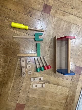 Juego de carpintería de madera