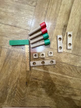 Juego de carpintería de madera