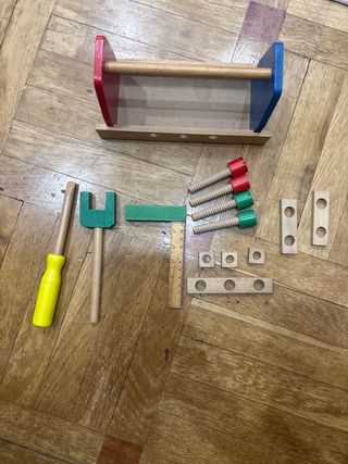 Juego de carpintería de madera