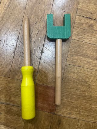 Juego de carpintería de madera
