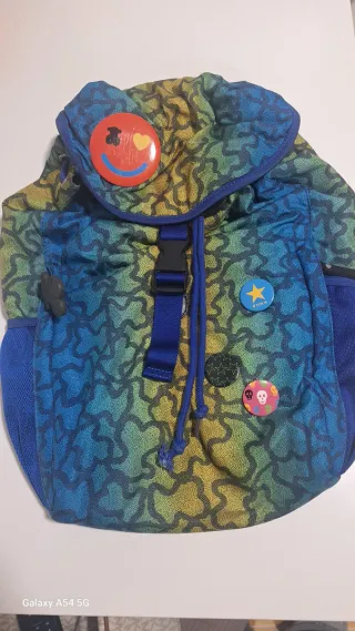 Mochila Tous Multicolor con Pins